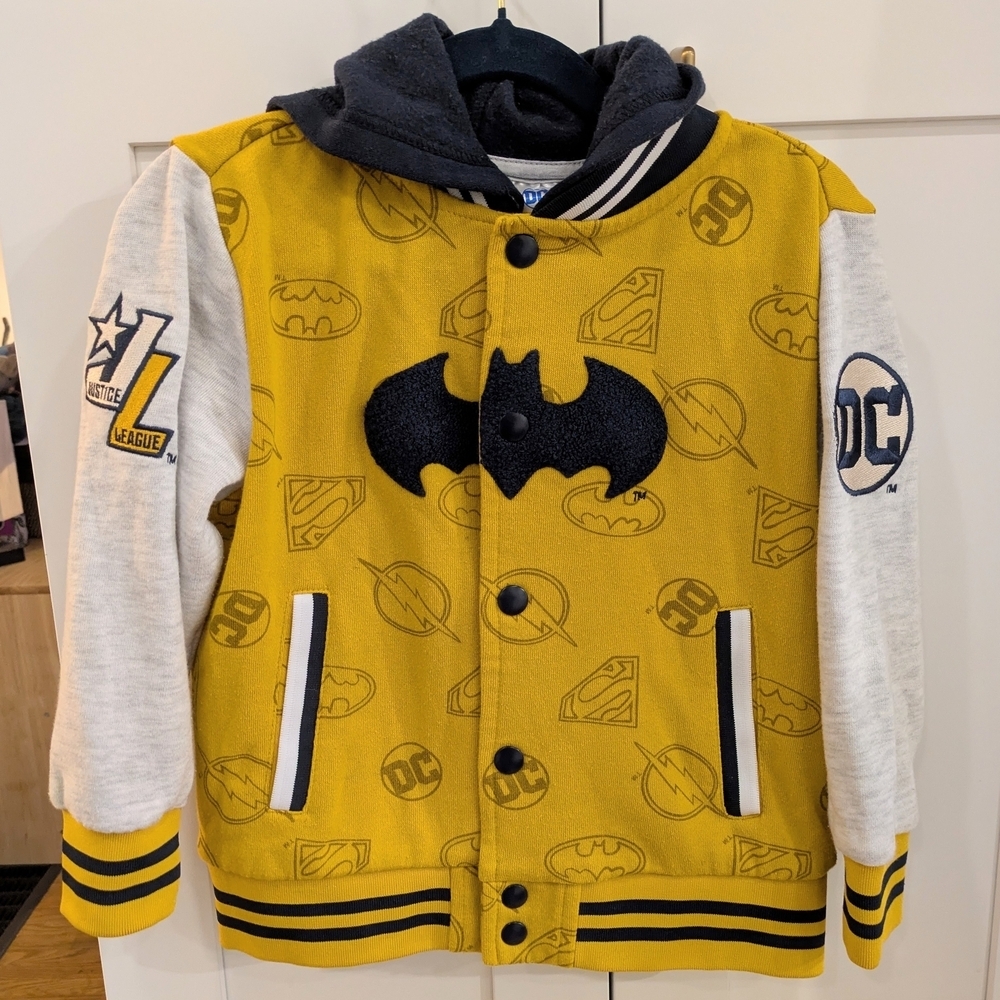 DC Justice League Yellow and Black Jacket